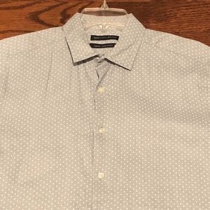 Saks Fifth Ave Short Sleeve Button Down - Slim Fit